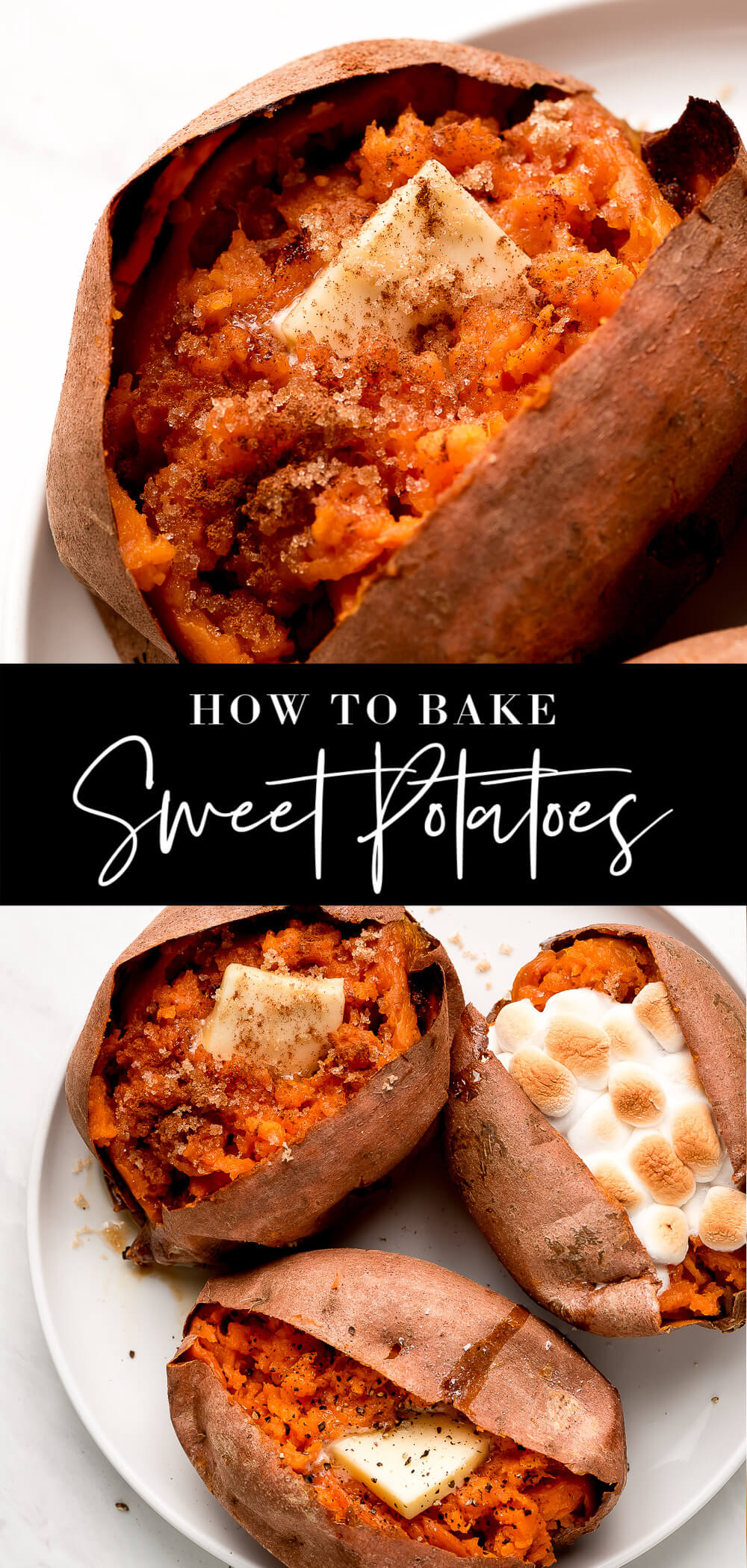 Perfect Baked Sweet Potatoes - Garnish & Glaze